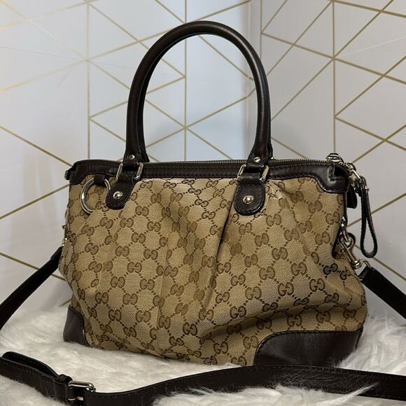 💯Authentic Gucci Two-Way Handbag🍀 - Picture 3 of 16